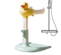 Soporte para baby shower-Altura ajustable Soporte de baño antideslizante para un baño seguro del niño pequeño, manos libres para padres con cómodo soporte de pie, accesorios para el baño en casa de 6