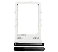 Soporte para bandeja de tarjeta SIM de repuesto compatible con Samsung Galaxy Z Fold 2 5G F916 (negro)