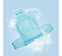 Soporte para BañEra de FáCil Ajuste Alfombra de Baño para Bebé 65x55cm FijacióN CóModa a la BañEra (Azul)