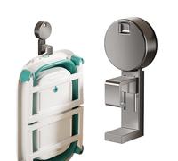 Soporte para baño con al vacío: estante para colgar en el lavabo, gancho reutilizable para montaje en pared, diseño impermeable y de agarre firme, ahorro de espacio compacto | Percha para coci