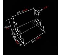 soporte para baquetas Pupitre De Pie Baqueta Bastidor, Comercial Acrílico Baquetas Expositor Soporte, Claro Tienda De Música Baquetas Soporte Para Baquetas De Percusión/Varitas/Sables Láser Colección(