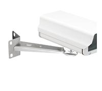 Soporte para barra de bola para cámara de vigilancia de 1,89 pulgadas, abrazadera de montaje ajustable | soporte de seguridad de acero inoxidable | brazo de pared exterior para base de metal sólida y