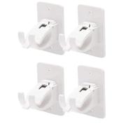 Soporte para Barra de Cortina, Curtain Rod Bracket 20 pcs for 0.6-1.5 Inches Bathroom Kitchen Home