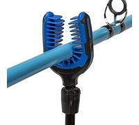 Soporte para barra de pesca, soporte para barra de pesca, agarre de goma estable, 28,5 - 48,5 cm, barras de restos, herramientas de aparejo estables para accesorios de viaje y camping