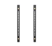 Soporte para barra de queso de aluminio de 20 cm, 15 mm, cámara DSLR con orificio de montaje de 1/4 pulgadas y 3/8 pulgadas para equipos fotográficos de estudio multifunción, soporte de barra de queso