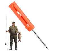 Soporte para barra de tierra: controlador de barra de tierra de seguridad, guía de varilla de tierra eléctrica. Protege las manos durante la instalación y garantiza una conducción recta, mejora la