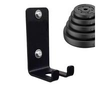 Soporte para barras, colgador de metal que ahorra espacio, estante de pared vertical para barras, para gimnasio, hogar, sótano, sala de entrenamiento, almacenamiento de espacio, exhibición de