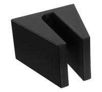 Soporte para Báscula de Suelo de Plástico Negro, Almacenamiento Vertical | Compatible Básculas Rectangulares, Previene Vuelcos, Ahorra Espacio en Baño, Cocina, Yoga y Hogar