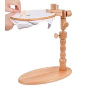 Soporte para bastidor de bordado, madera de haya, 32-41 cm, 16 x 28 cm