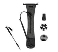 Soporte para bastón de equipo de trekking, funda resistente a la intemperie, organizador ligero, bolsa de hombro ajustable, bolsa de repuesto para poste de tienda de campaña, almacenamiento de viaje