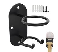 Soporte para bate de béisbol genérico - Percha de acero sólido, soporte robusto, marco compacto y duradero, estructura funcional elegante | almacenamiento de pared para adultos, amantes de