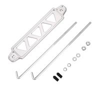 Soporte para Batería de Coche, Kit de Soporte de Batería de Automóvil con Gancho y Pernos en J Aleación de Aluminio Soporte de Batería Universal Bloqueo de Capó de Soporte Accesorios