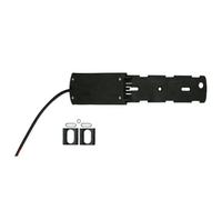 Soporte para batería de coche - Soporte de batería de metal de 13,78 pulgadas, abrazadera de retención ajustable, de almacenamiento de batería de ABS resistente y versátil, de almacenamiento