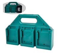 Soporte para baterías de herramientas de 18 V, soporte que ahorra espacio y organiza eficientemente 6 celdas, organizador de herramientas