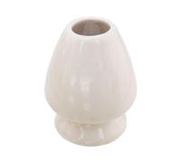 Soporte para batidor de t matcha de la marca BambooMN, color blanco
