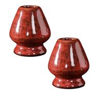 Soporte para batidores Chasen para principiantes, juego de herramientas para preparar tés japoneses, soporte de cerámica resistente para batidores de té matcha