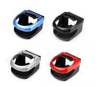 Soporte para bebidas de coche para contenedores de bebidas de vehículos, compatible con la mayoría de los coches, apto para ceniceros y latas (azul)