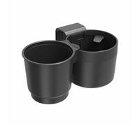 Soporte para bebidas de plástico ABS resistente adecuado para la mayoría de asientos para viajes y viajes diarios, planificador de vasos ABS para coche