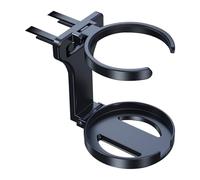 Soporte para bebidas para coche, antideslizante, plegable, soporte para bebidas para puerta de coche, accesorios automotrices para botellas, tazas de café y latas, práctico para excursiones familiares