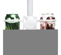 Soporte para bebidas para paraguas, soporte para botellas de agua para piscinas, soporte para bebidas para jardín, camping, parque, excursiones familiares Parasol