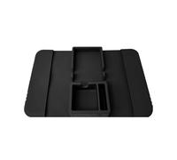 Soporte para bebidas para sofá: estación grande de silicona de 48 x 30 cm, soporte flexible a prueba de derrames, bandeja antideslizante para reposabrazos con bolsillo lateral de almacenamiento |