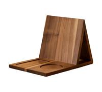 Soporte Para Biblia - Superficie De Madera Pulida De Nogal Oscuro, Soporte Para Libros Para Lectura, Pantalla Ergonómica De Texto Manos Libres | Accesorio De Estudio Resistente Para Mesa De Centro, En