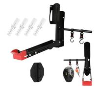 Soporte para Bici De Pared | Organizador para Exhibir Bicicletas Que Ahorra Espacio,Gancho de Montaje en Pared Plegable para Bici - para Ciclismo Reparación Mantenimiento Deportes Hogar Garaje