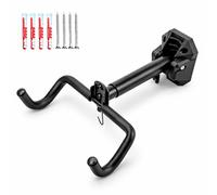 Soporte para Bicicleta de Pared Ajustable y Plegable | Colgador Universal Ahorra Espacio | Soporte para Bicicletas de Montaña, Carretera, Paseo e Infantiles | Resistente y Fácil Instalación