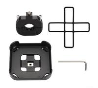 Soporte para bicicleta y motocicleta para altavoces Marshall 2/1 | Soporte de ABS ajustable para altavoz portátil | Se adapta al manillar de 70 mm a 200 mm | Accesorio negro resistente