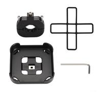 Soporte para bicicleta y motocicleta para altavoces Marshall 2/1 | Soporte de manillar ajustable para audio portátil | Construcción ABS para tubos de 70 mm a 200 mm | Negro