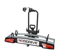 Soporte para Bicicletas Gancho de Remolque Coche 2 Bici MTB E-Bike Acero Faros