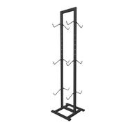 Soporte para Bicicletas Infantiles Estante Organizador Expositor de Acero con Niveles Colgantes y Marco Robusto para, Negro, Style to 1