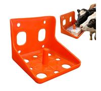 Soporte para bloque de sal para caballos, alimentador de contenedores de minerales, alimentador de minerales para vacas, ciervos, cabras, ovejas, ganado, alimentación de granja en el patio trasero, la