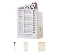 Soporte para bolígrafos, gestión del tiempo, organizador de escritorio, tarjeta perforada, planificador de estudiantes, suministros de oficina, lápiz, autodisciplina, tarjeta perforada, bolígrafo