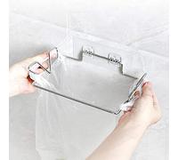 Soporte para bolsa de basura colgante, estante para colgar bolsa de basura de acero inoxidable montado en la pared adhesivo para armarios de cocina, estante para bolsas de residuos