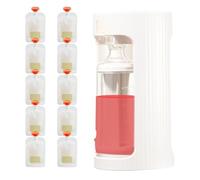 Soporte para bolsa de puré de manzana, bolsas reutilizables para apretar - Relleno de puré de frutas reutilizable - No hay comida que salpique el relleno del puré del apretón de la fruta, estación de