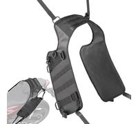 Soporte para bolsa de sillín de motocicleta, 100 x 41 cm, almohadilla de instalación de malla impermeable, base de asiento trasero con anillo en D antideslizante, accesorios universales de montaje