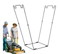 Soporte para bolsas de basura, marco de basura multiusos, soporte para recolectores de patio trasero | Estantería independiente para bolsas de escombros, compacto, soporte estable excepcional para