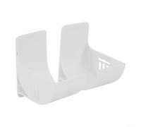 Soporte para bolsas de basura, paquete de 2 cajas de almacenamiento montadas en la pared para organización de cocina, diseño dividido para rollos de 6 cm, solución de ahorro de espacio para el hogar y