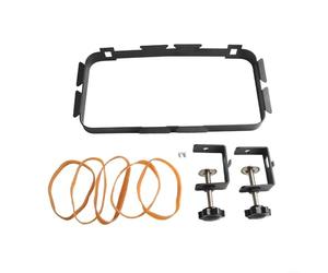 Soporte para bolsas de basura, soporte para bolsas de basura para colgar en la pared, soporte para bolsas de basura para armario, soporte mental para cocina, baño, camping, picnics