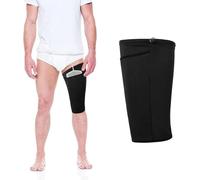 Soporte para bolsas de catéter, mangas de catéter, bolsa de orina, fijación de mangas de catéter, soporte para catéter Foley, correa de pierna, accesorios para catéter de incontinencia urinaria (L)