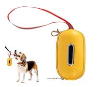 Soporte para bolsas de excrementos para cachorros, portabolsas para excrementos de perros, sin olor, portátiles, más gruesas, y bolsas - Dispensador de bolsas de excrementos robusto con correa de