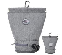 Soporte para bolsas de excrementos para perros, dispensador de excrementos a prueba de olores con gran capacidad y mosquetón | Soporte portátil para bolsas de excrementos con apertura en cruz,