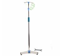 Soporte para bolsas de goteo, estable, duradero, altura ajustable, poste de infusión de acero inoxidable resistente para personas mayores, hospital