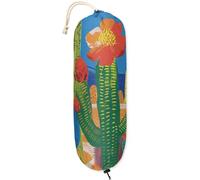 Soporte para bolsas de plástico con diseño de cactus, desierto mexicano, soporte para bolsas de comestibles para despensa de cocina, organizador de bolsas de plástico ligero, dispensador de bolsas de