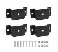 Soporte para Bolsillo de Estacas de Remolque - 4 Piezas 10,16 x 5,08 cm Herramienta Resistente - Soporte para Montar Banderas | para Trabajos Exteriores Bote Carretera