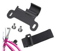 Soporte para bomba de ciclismo, clip para bomba de aire con correa de fijación, soporte ligero para inflador de aproximadamente 2 cm de diámetro, accesorios de equitación