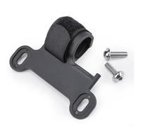 Soporte para bomba de ciclismo, para inflador de bicicleta, con fijación de marco de correa, soporte de plástico para bombas de 2 cm, color negro