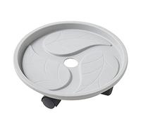 Soporte Para Bonsái Maceta con ruedas, bandeja móvil, Base de rueda Universal, maceta, almohadilla for el hogar, toroide de plástico grueso, bandeja redonda en maceta Base Para Maceta De Madera(L)