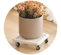 Soporte para Bonsáis con Ruedas, Base Móvil De Acero Al Carbono para Macetas, Ideal para Transportar Plantas En Interiores, Exteriores, Balcones Y Jardines(35 * 35 * 7cm)